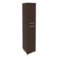 Шкаф высокий узкий левый First KSU-1.8(L) (венге Цаво)